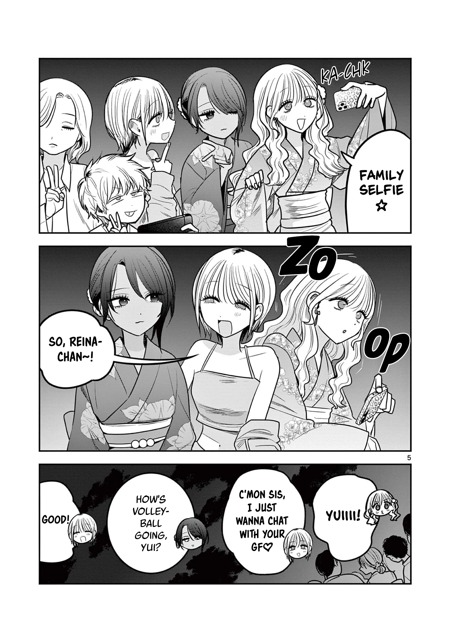 #Gyaru to Gyaru no Yuri Chapter 22 page 5 - 
