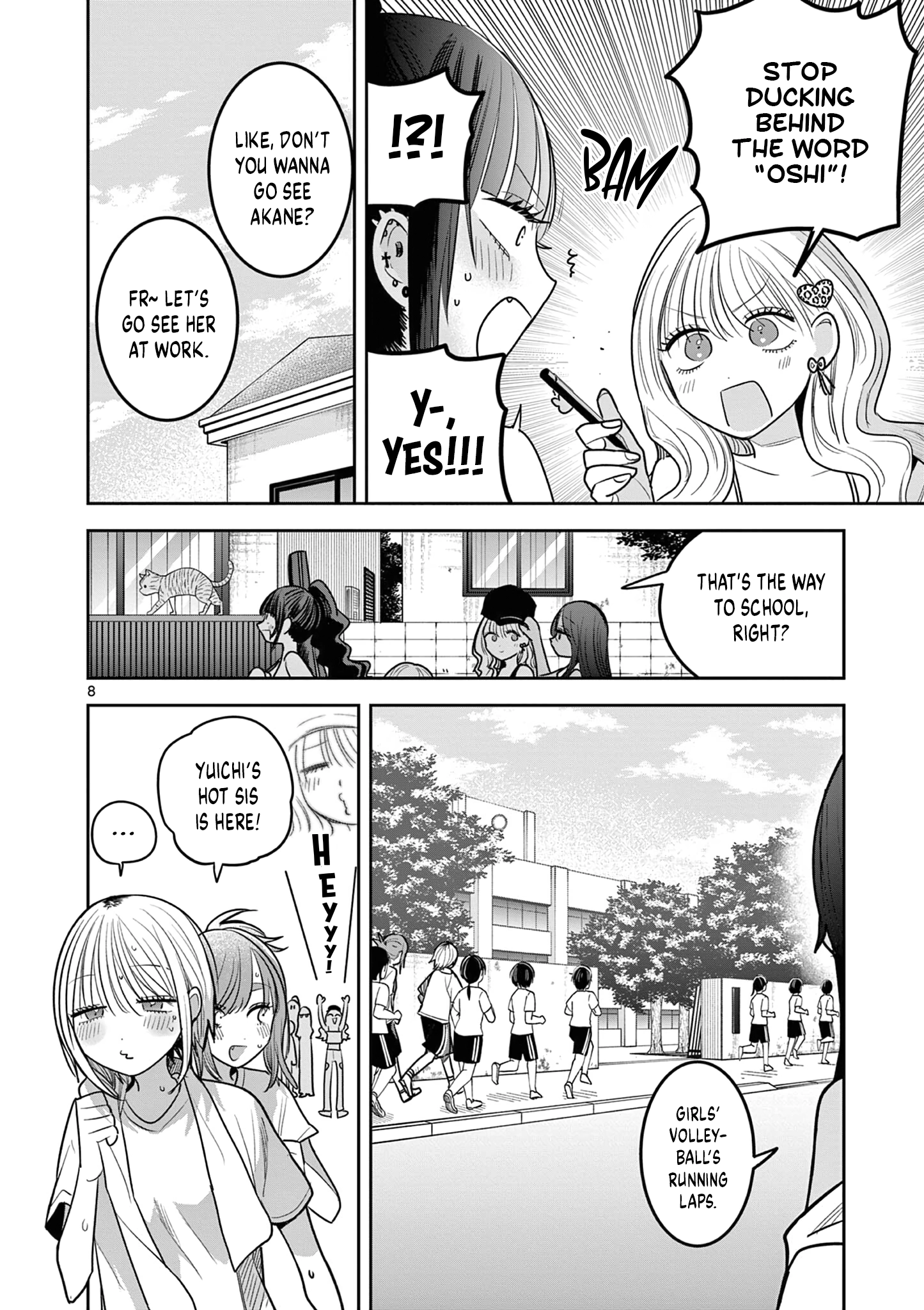 #Gyaru to Gyaru no Yuri Chapter 24 page 8 - 