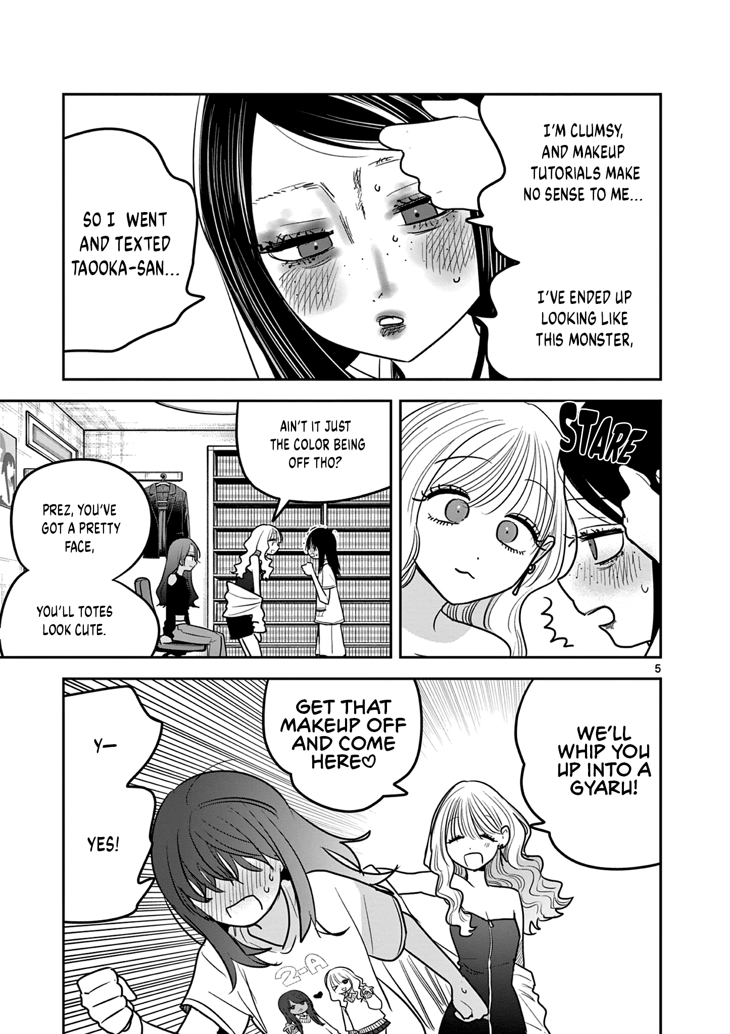 #Gyaru to Gyaru no Yuri Chapter 27 page 6 - 