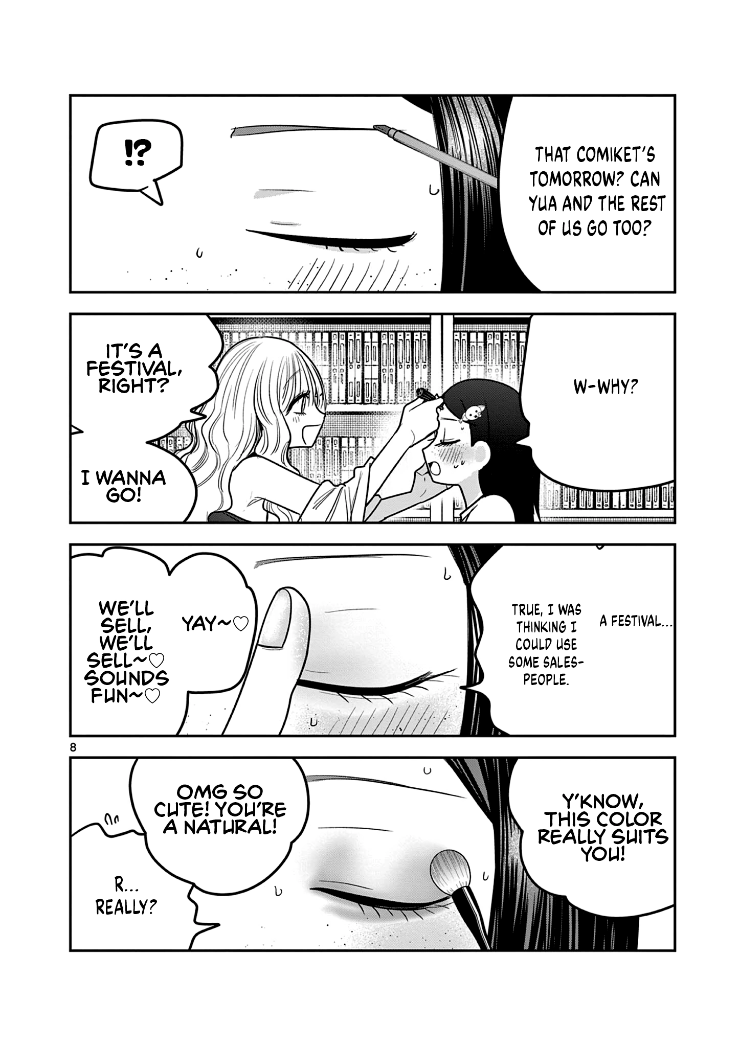 #Gyaru to Gyaru no Yuri Chapter 27 page 9 - 