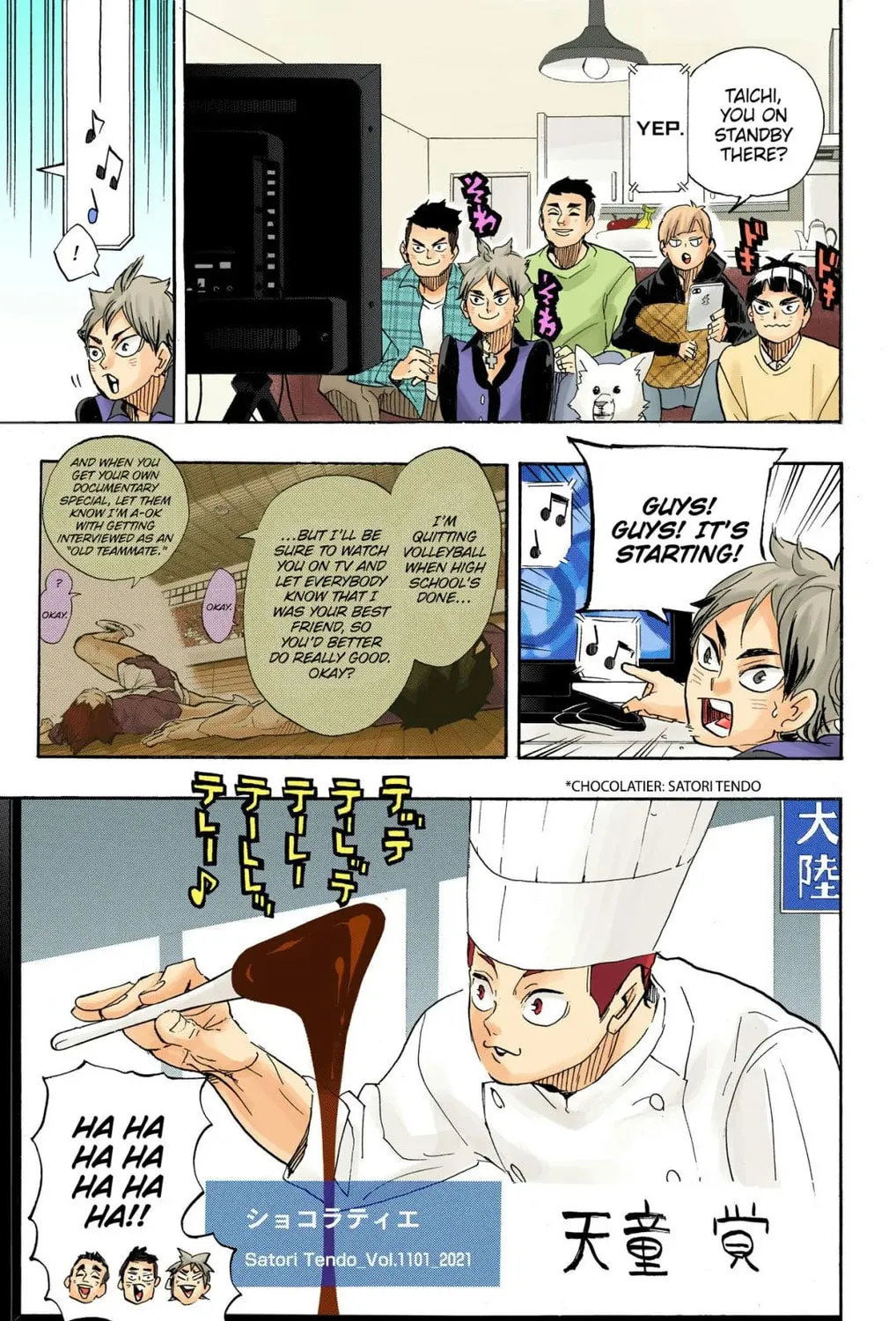 Haikyu!! (Official Colored) (Colored) Chapter 402 page 9 - 