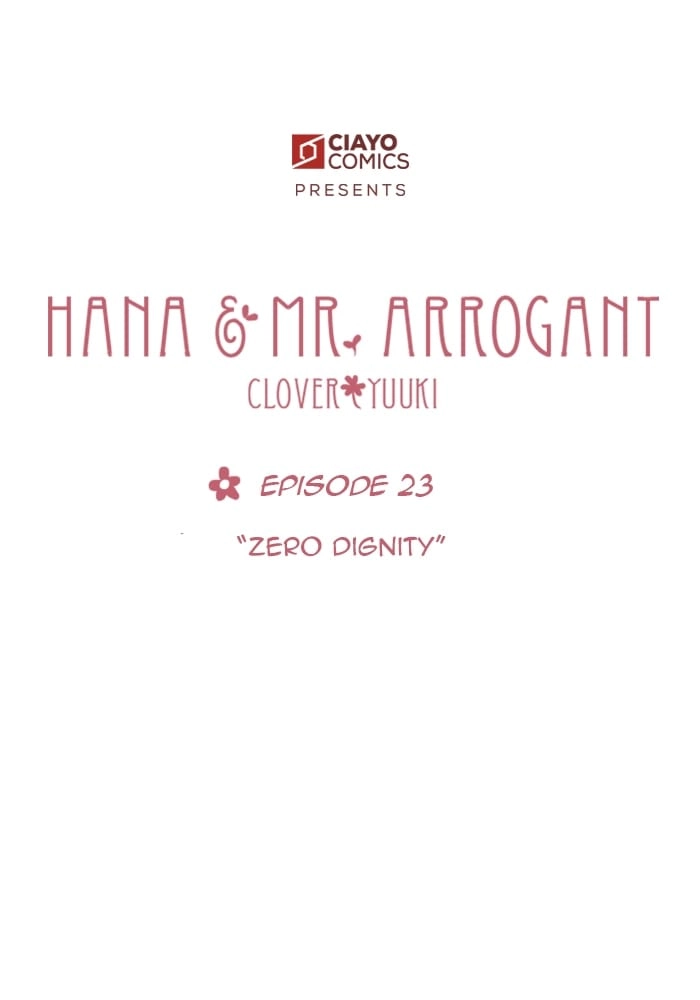 Hana & Mr. Arrogant Chapter 23 page 1 - 