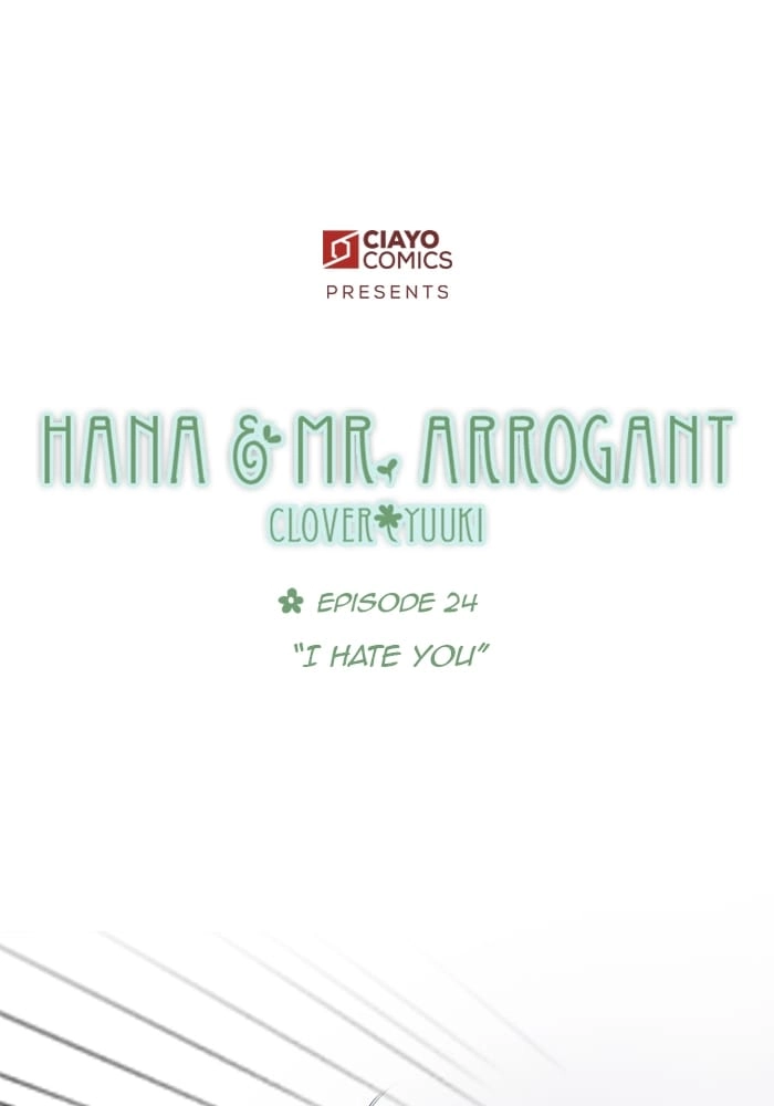Hana & Mr. Arrogant Chapter 24 page 1 - 