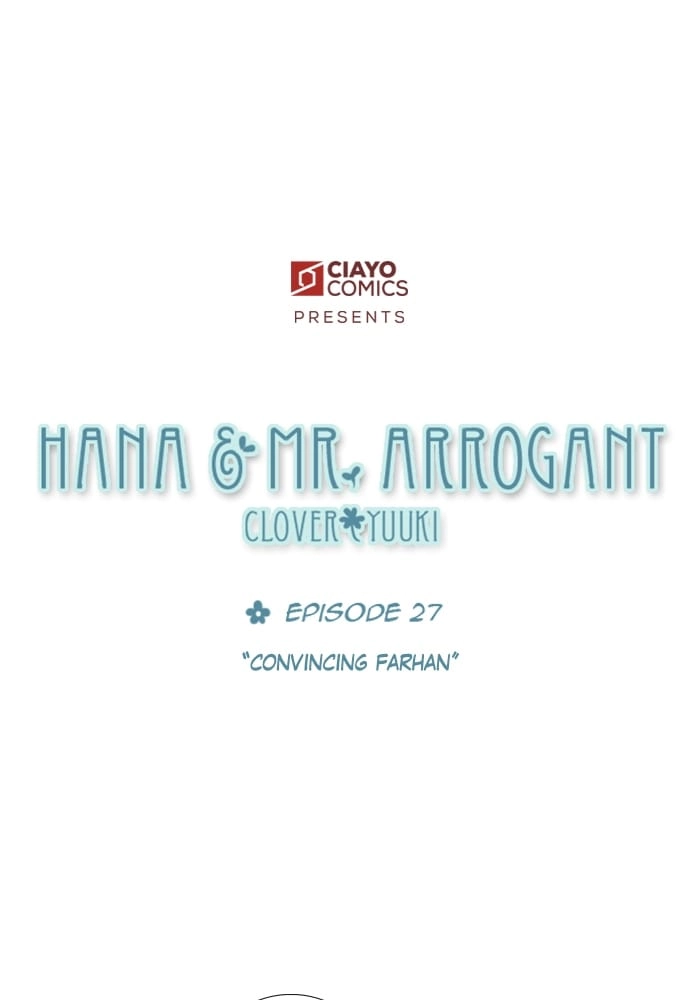 Hana & Mr. Arrogant Chapter 27 page 1 - 