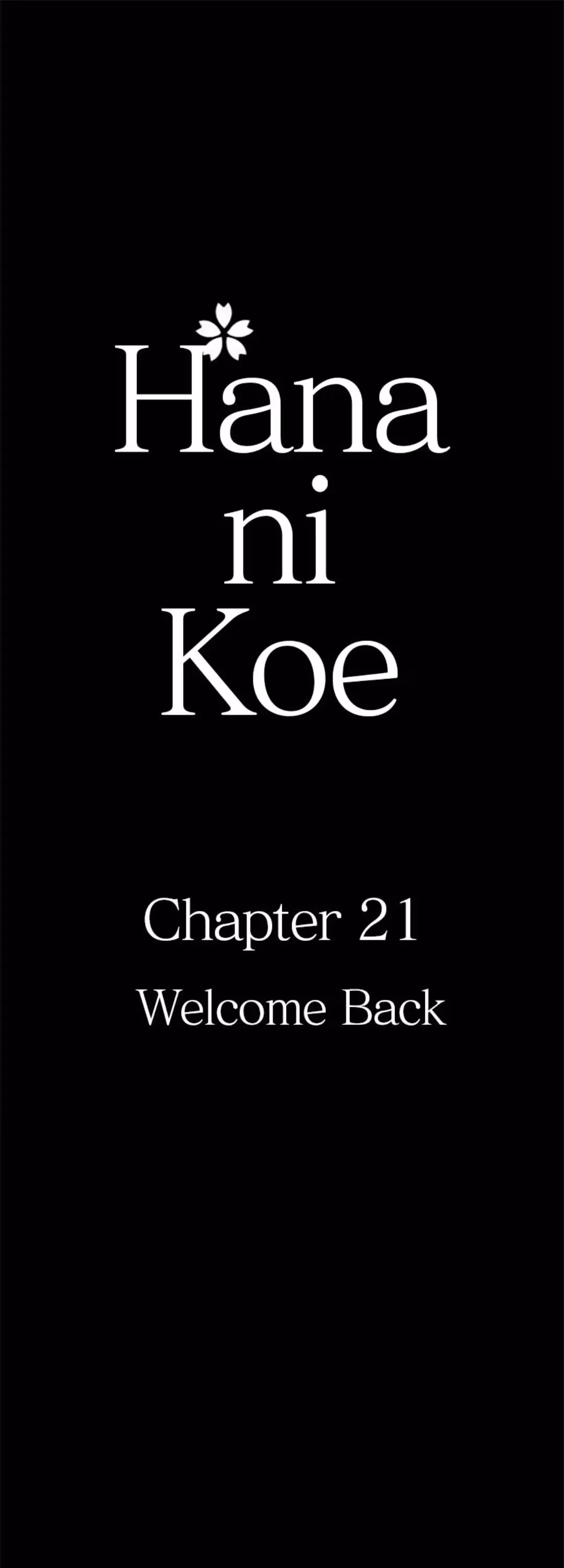 Hana ni Koe Chapter 21 page 1 - 