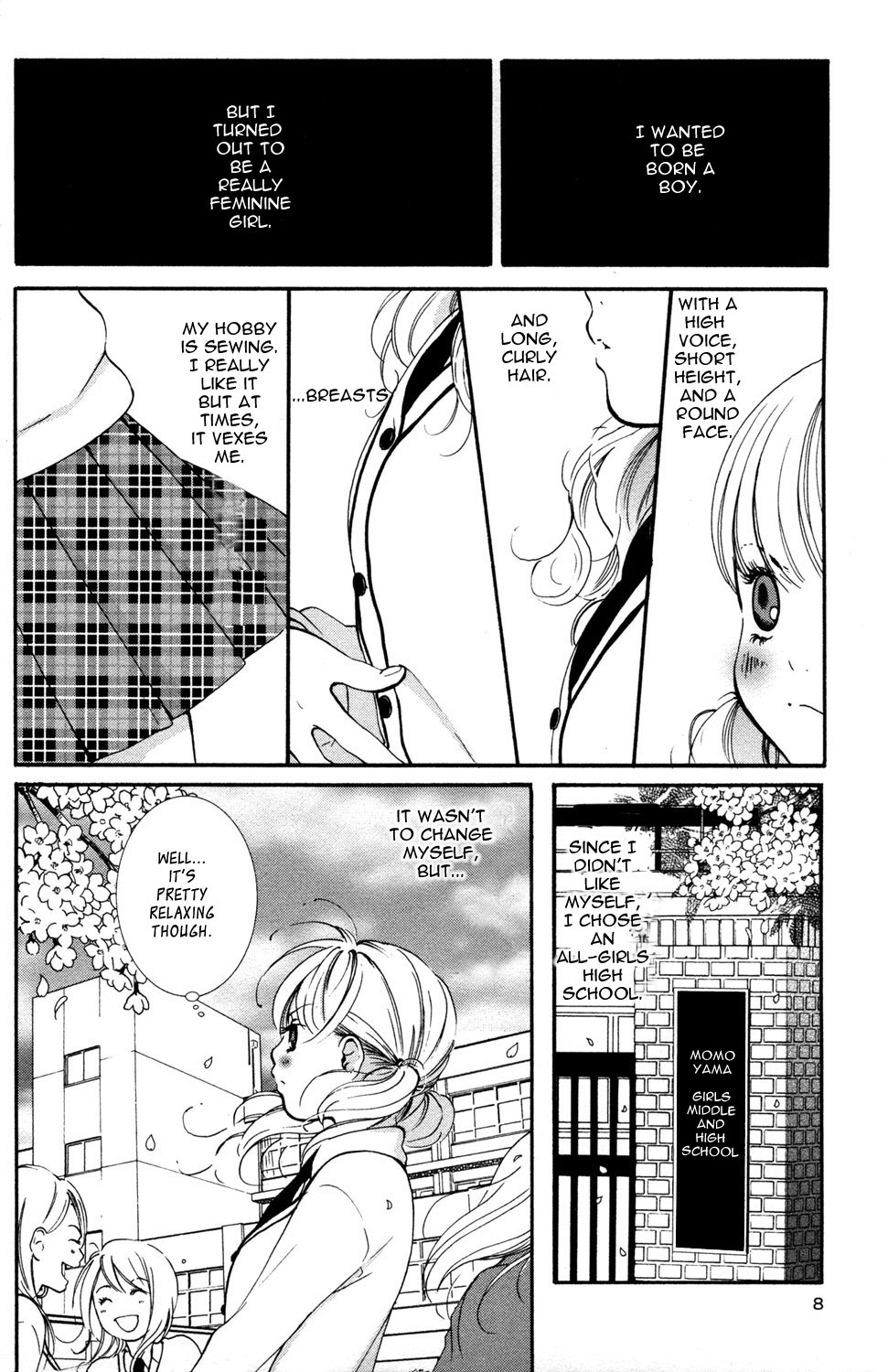 Hanjuku-Joshi Chapter 1 page 8 - 