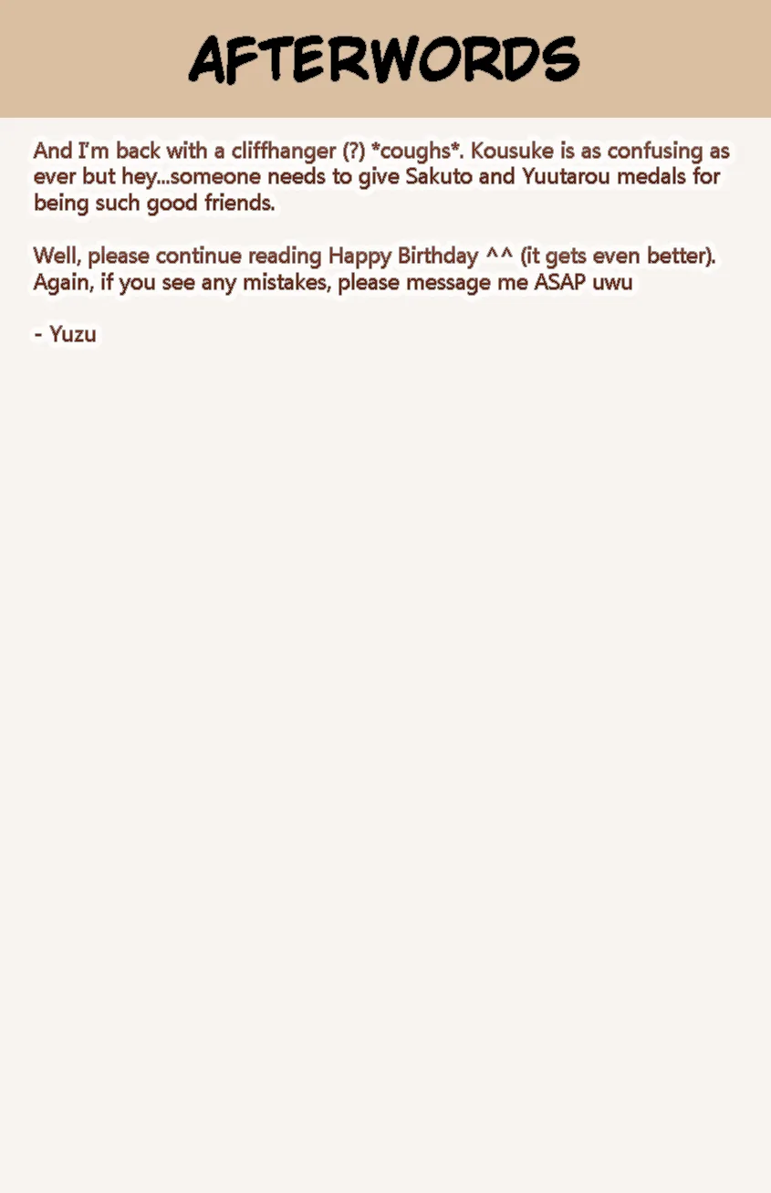 Happy Birthday Chapter 3 page 28 - 