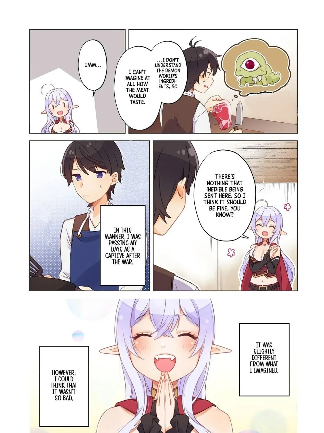 Hara Peko Mao to Horyo Yusha! Mao ga Ore no Heya ni Meshi wo Gui ni Kuru Ndaga Chapter 1 page 16 - 