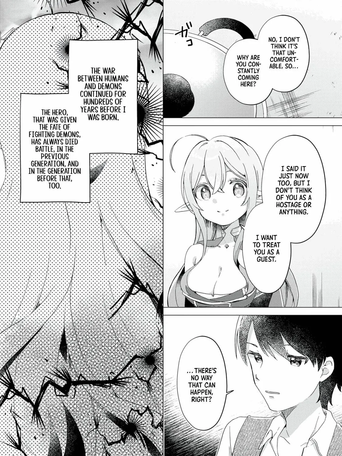 Hara Peko Mao to Horyo Yusha! Mao ga Ore no Heya ni Meshi wo Gui ni Kuru Ndaga Chapter 1 page 40 - 