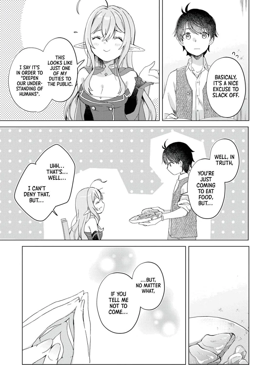 Hara Peko Mao to Horyo Yusha! Mao ga Ore no Heya ni Meshi wo Gui ni Kuru Ndaga Chapter 1 page 46 - 