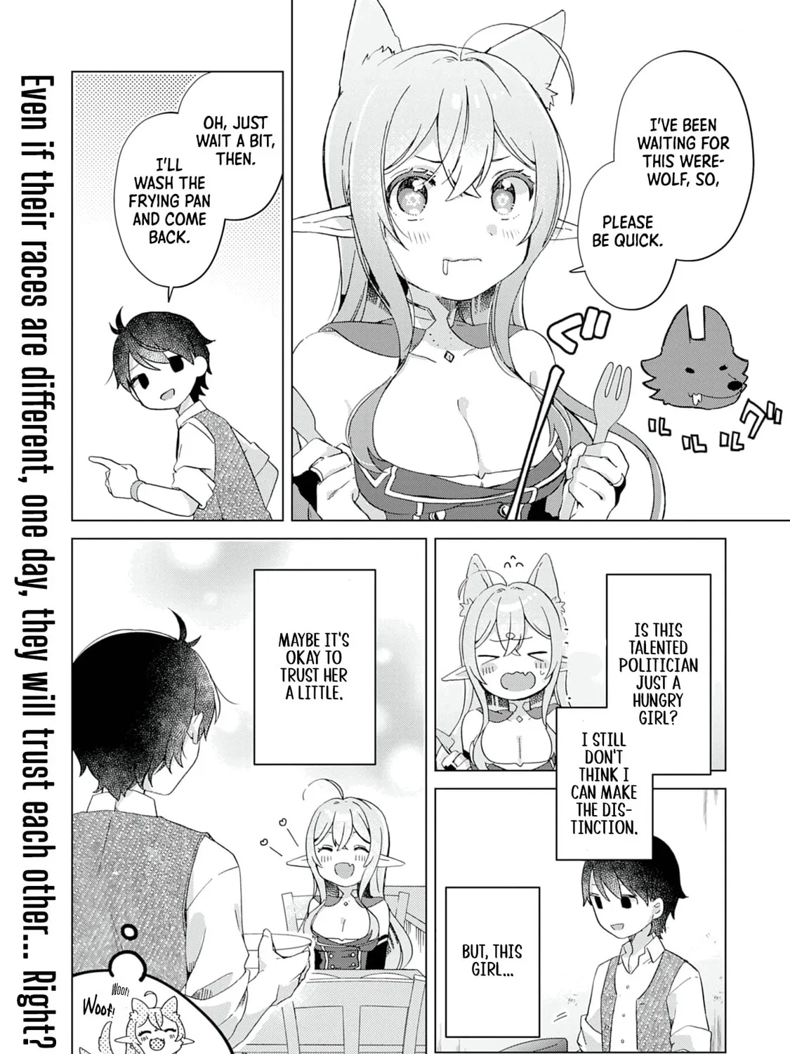Hara Peko Mao to Horyo Yusha! Mao ga Ore no Heya ni Meshi wo Gui ni Kuru Ndaga Chapter 1 page 60 - 