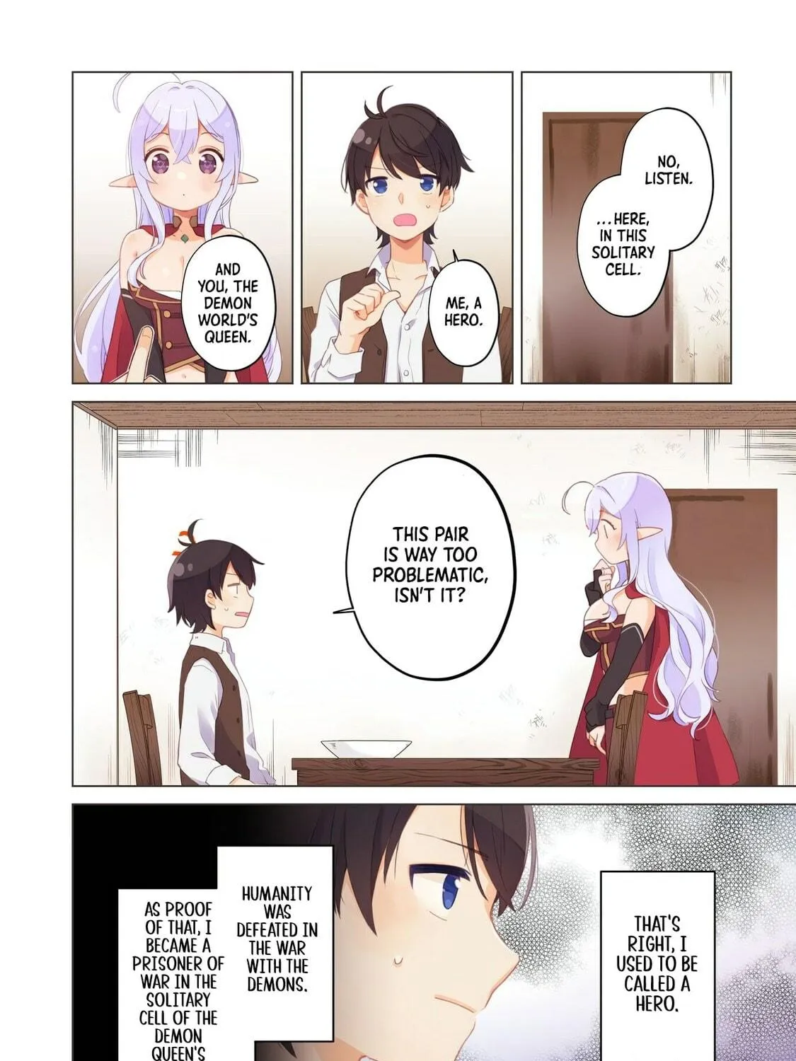 Hara Peko Mao to Horyo Yusha! Mao ga Ore no Heya ni Meshi wo Gui ni Kuru Ndaga Chapter 1 page 8 - 