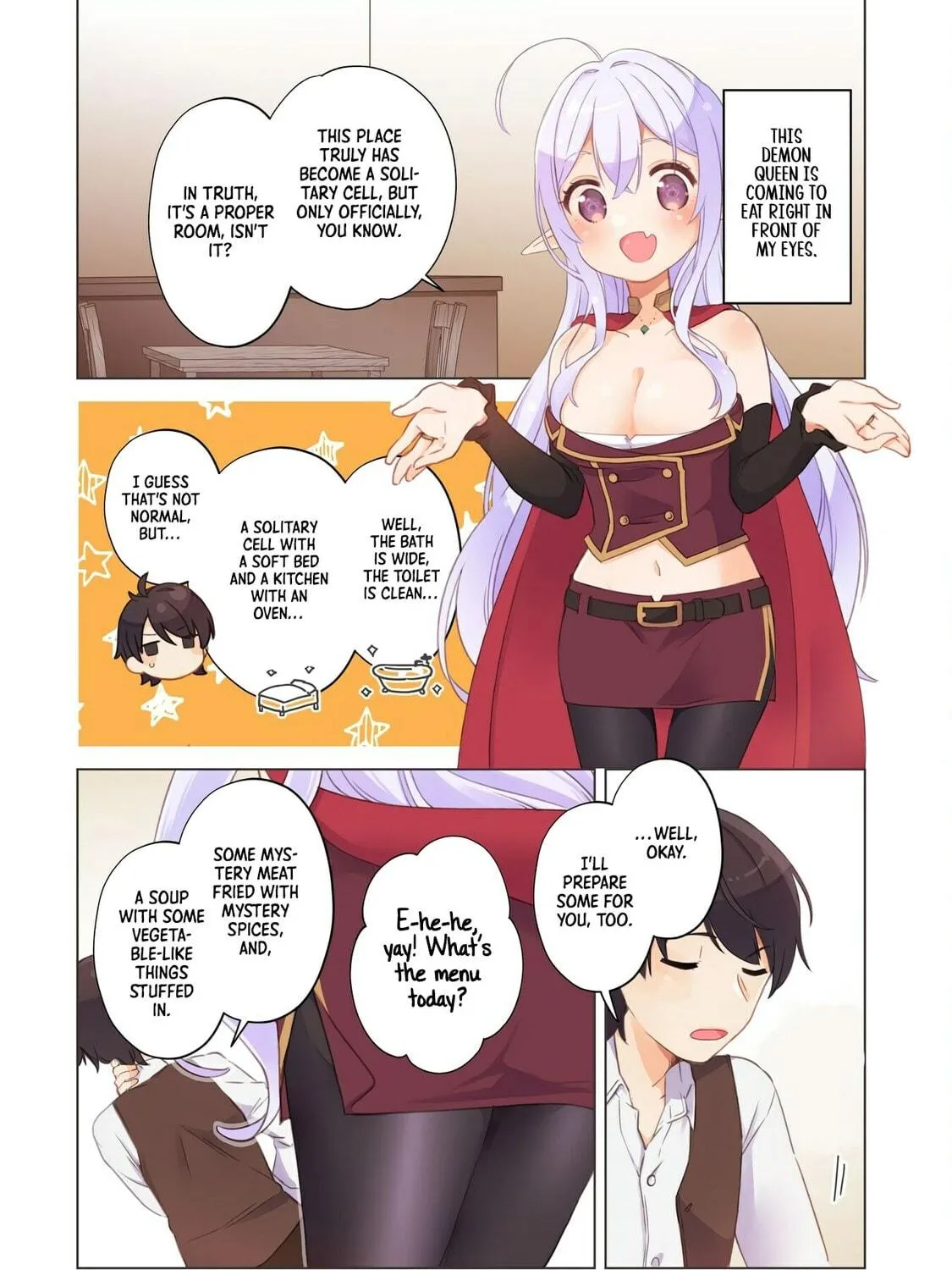 Hara Peko Mao to Horyo Yusha! Mao ga Ore no Heya ni Meshi wo Gui ni Kuru Ndaga Chapter 1 page 10 - 