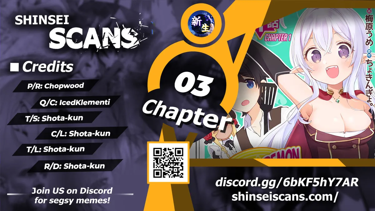Hara Peko Mao to Horyo Yusha! Mao ga Ore no Heya ni Meshi wo Gui ni Kuru Ndaga Chapter 3 page 1 - 