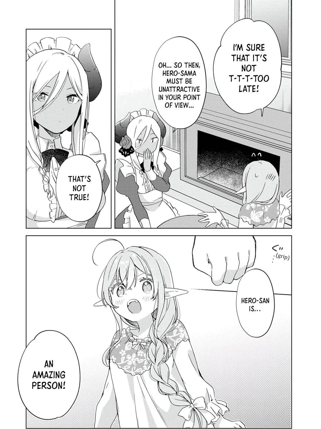 Hara Peko Mao to Horyo Yusha! Mao ga Ore no Heya ni Meshi wo Gui ni Kuru Ndaga Chapter 3 page 34 - 
