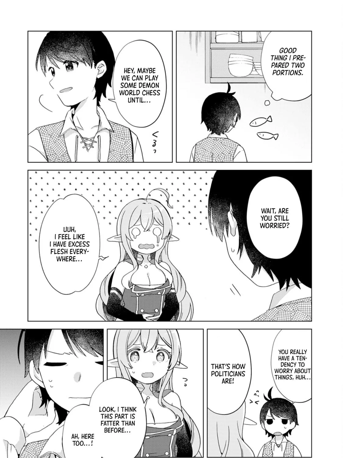 Hara Peko Mao to Horyo Yusha! Mao ga Ore no Heya ni Meshi wo Gui ni Kuru Ndaga Chapter 5 page 34 - 