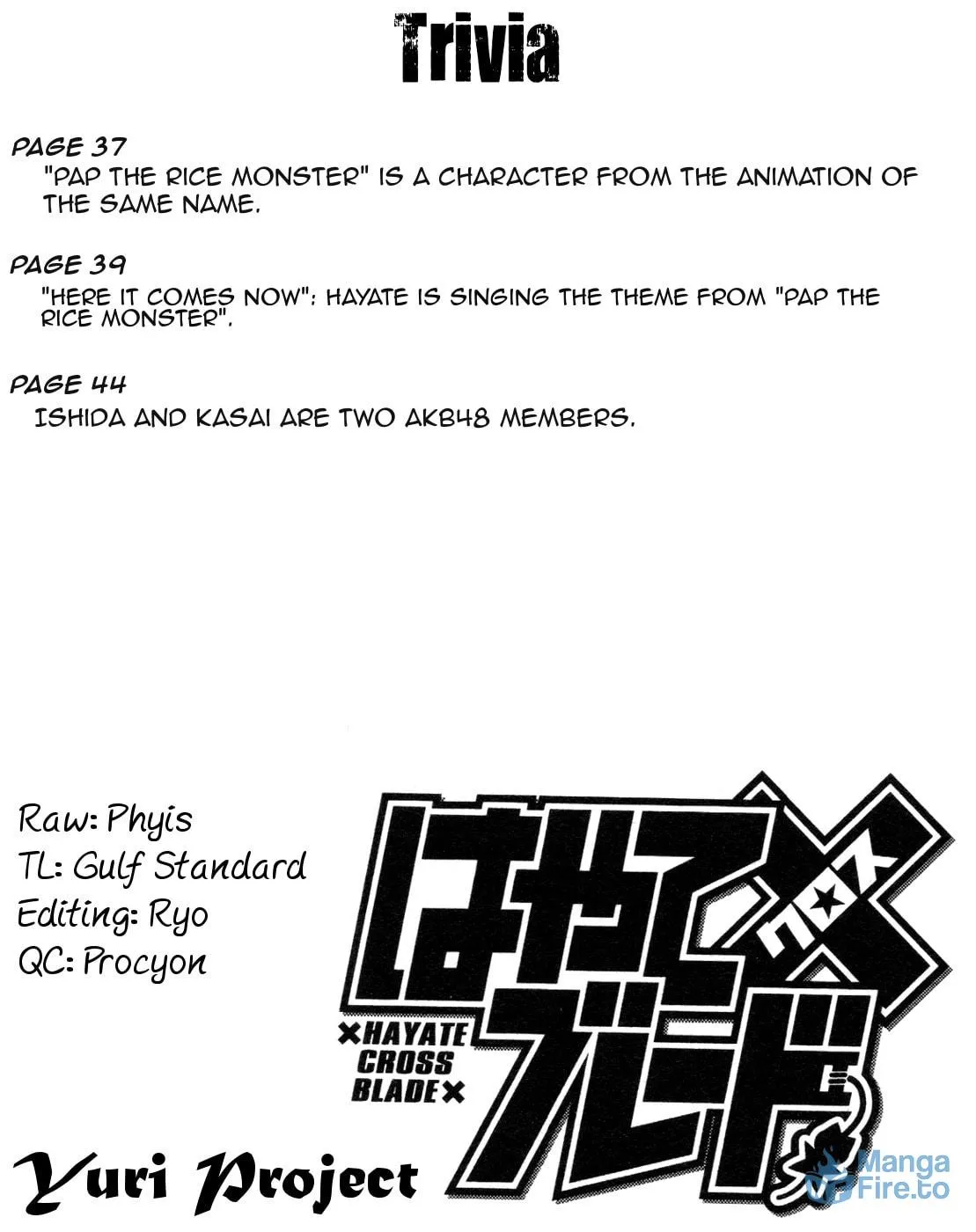Hayate x Blade Chapter 97 page 27 - 