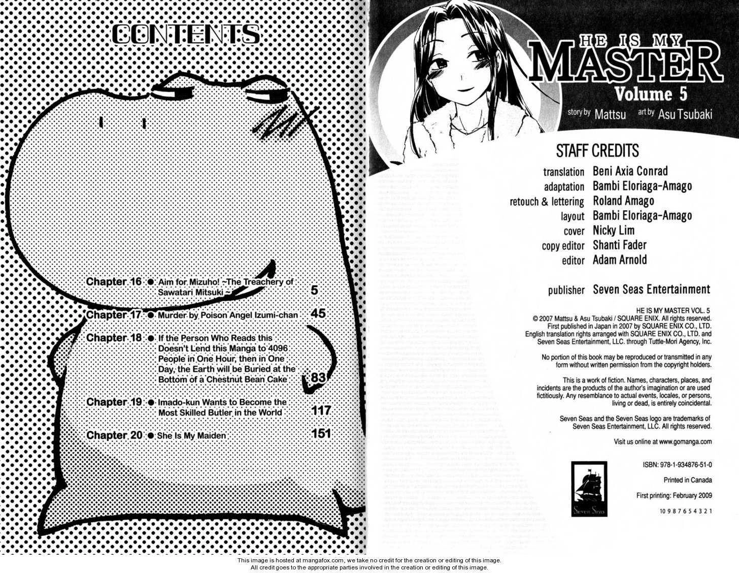 He is My Master Chapter 0 page 3 - 