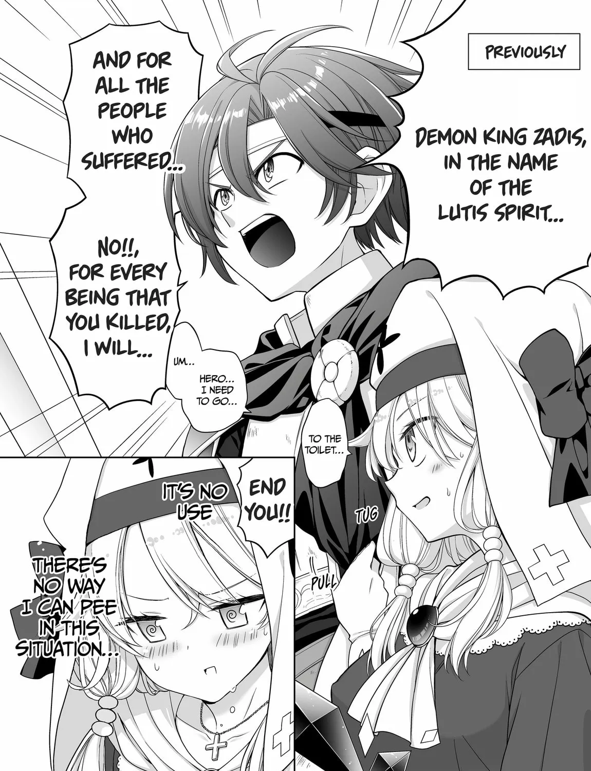 Healer-Chan Whose Urge To Urinate Is Steadily Increasing In The Middle of The Final Boss Fight Chapter 2 page 1 - 