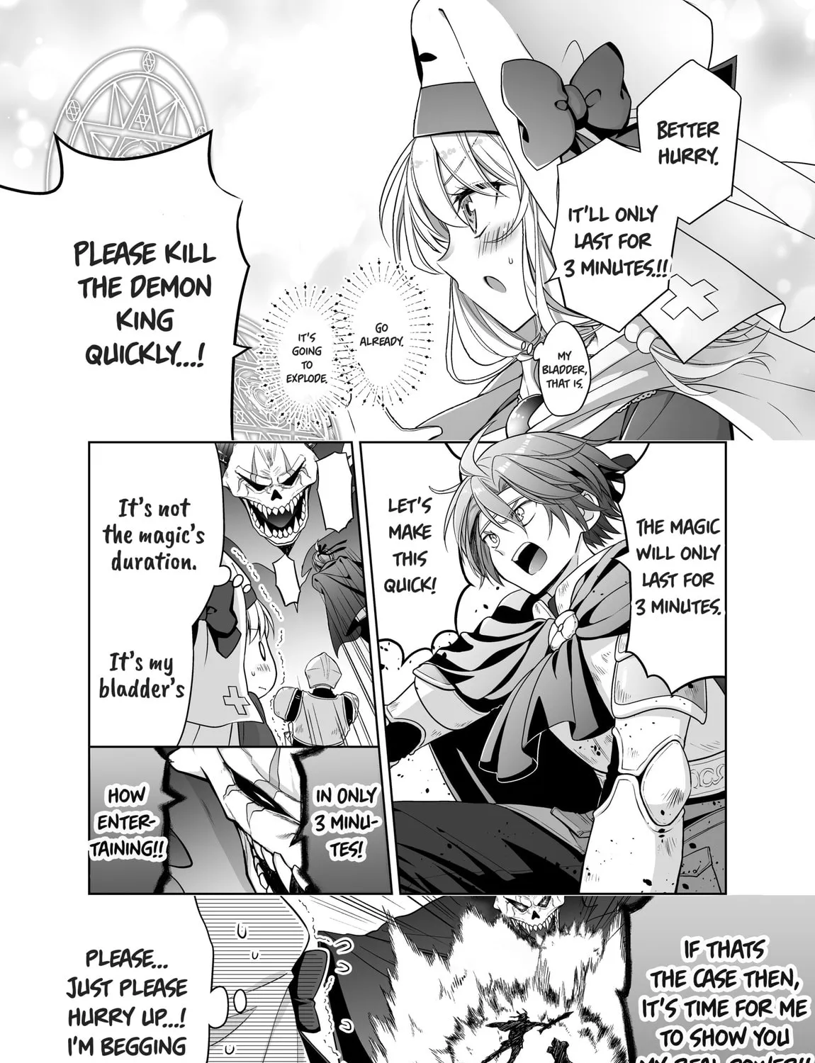 Healer-Chan Whose Urge To Urinate Is Steadily Increasing In The Middle of The Final Boss Fight Chapter 3 page 3 - 