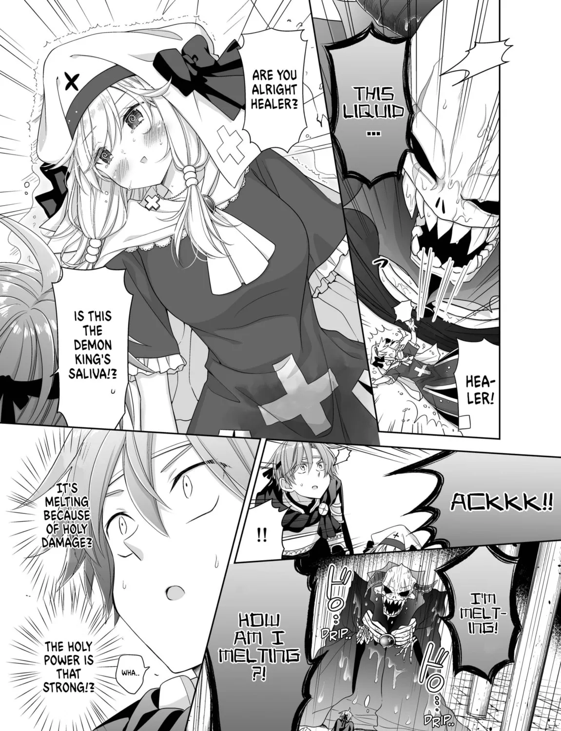 Healer-Chan Whose Urge To Urinate Is Steadily Increasing In The Middle of The Final Boss Fight Chapter 7 page 1 - 