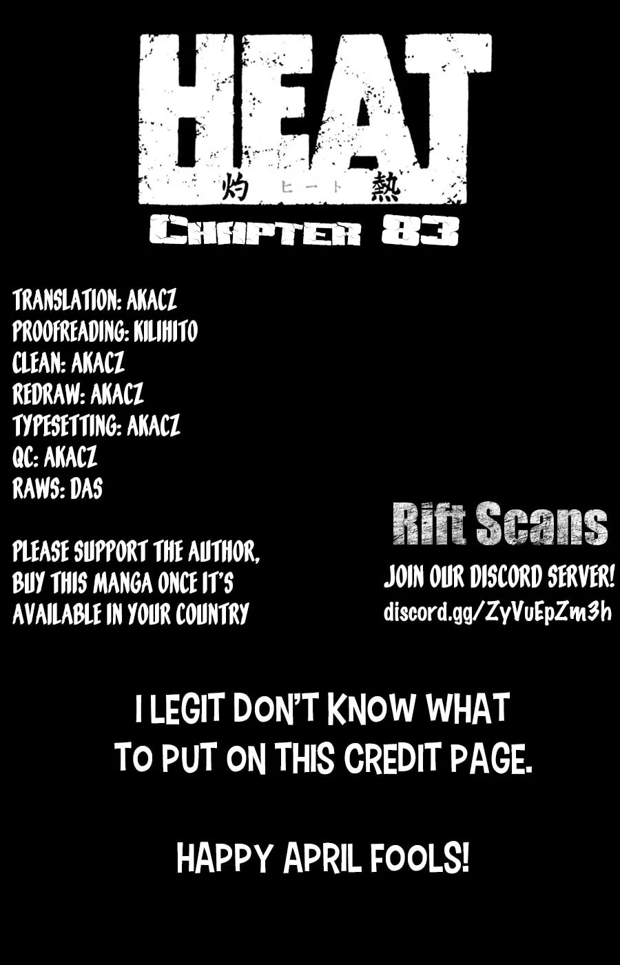 HEAT Chapter 83 page 1 - 