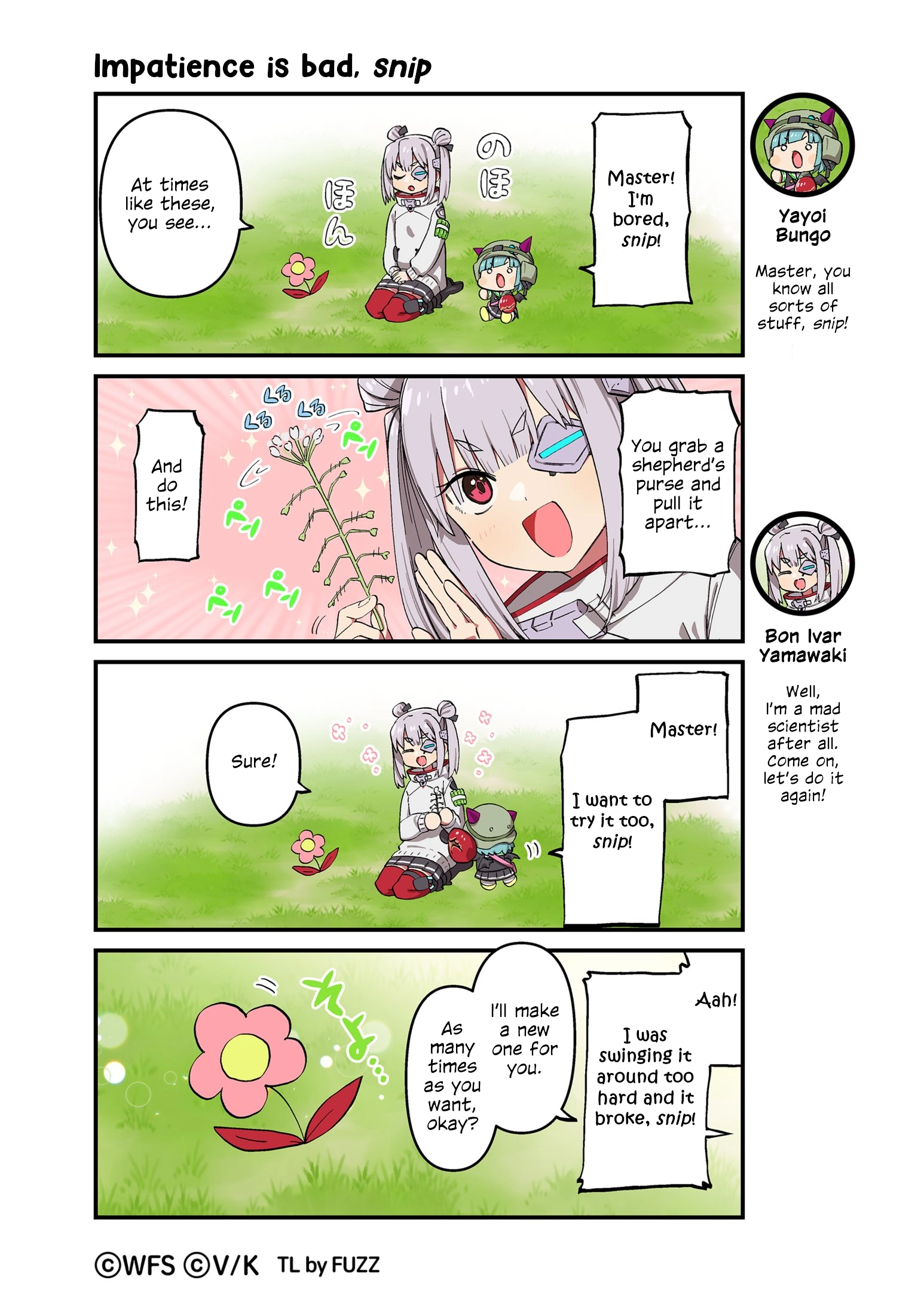 Heaven Burns Red Official 4-Koma Chapter 228 page 1 - 