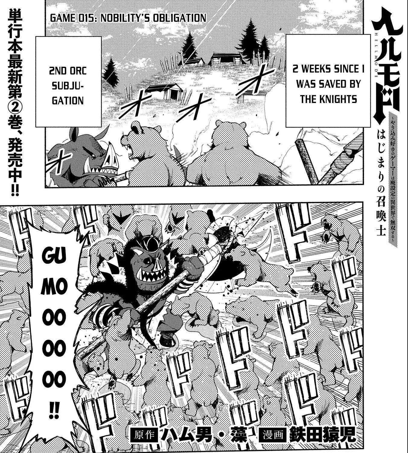 Hell Mode – Yarikomi Suki no Gamer wa Haisettei no Isekai de Musou Suru Chapter 15 page 2 - 
