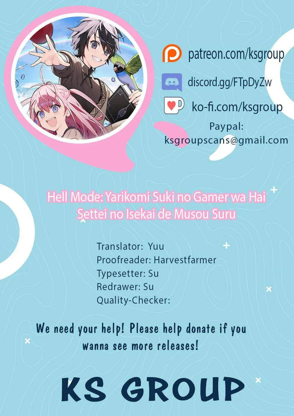 Hell Mode – Yarikomi Suki no Gamer wa Haisettei no Isekai de Musou Suru Chapter 3 page 1 - 