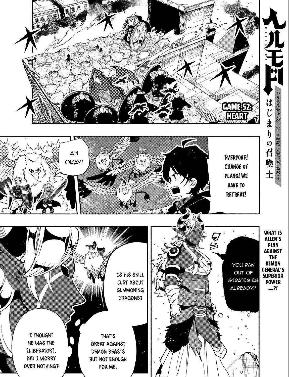 Hell Mode – Yarikomi Suki no Gamer wa Haisettei no Isekai de Musou Suru Chapter 52 page 3 - 