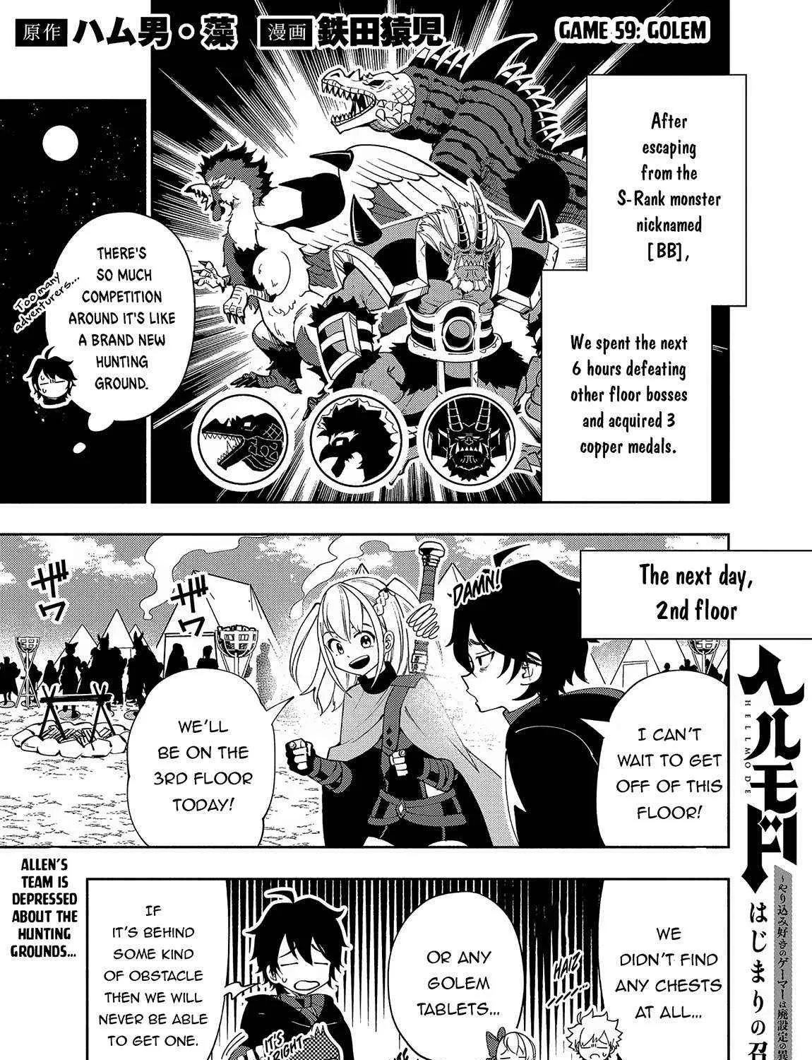 Hell Mode – Yarikomi Suki no Gamer wa Haisettei no Isekai de Musou Suru Chapter 59 page 2 - 