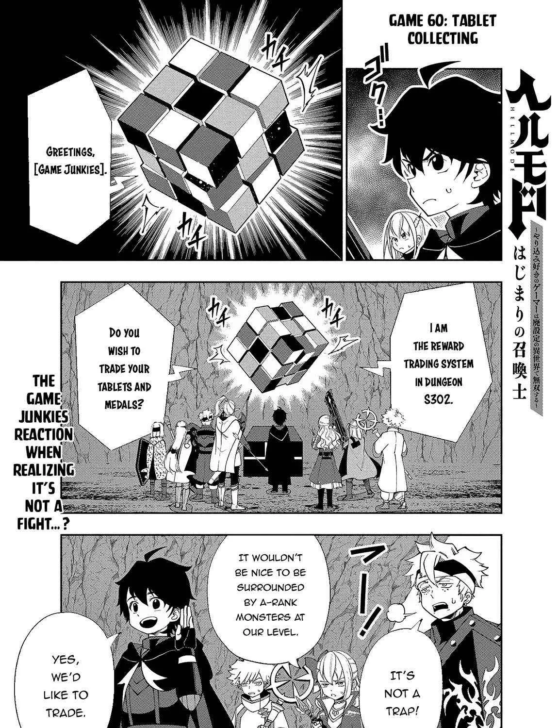 Hell Mode – Yarikomi Suki no Gamer wa Haisettei no Isekai de Musou Suru Chapter 60 page 3 - 