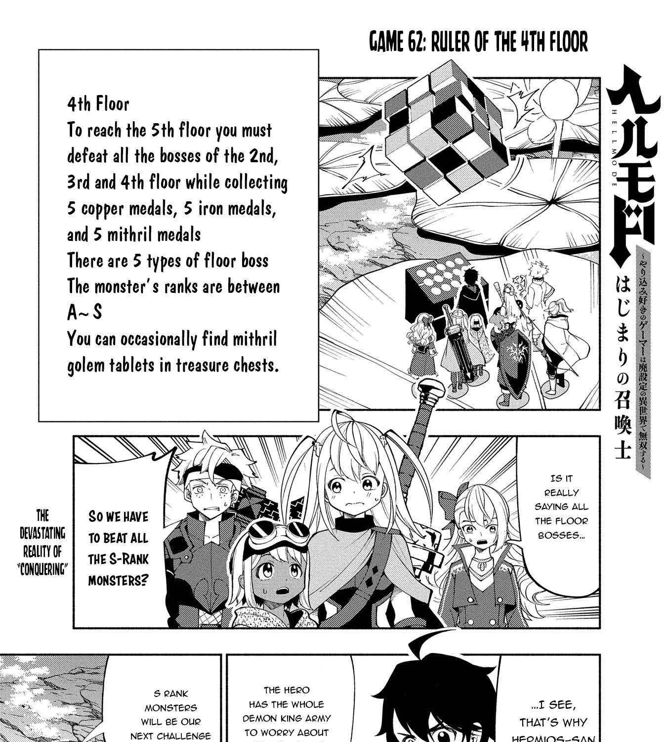 Hell Mode – Yarikomi Suki no Gamer wa Haisettei no Isekai de Musou Suru Chapter 62 page 3 - 