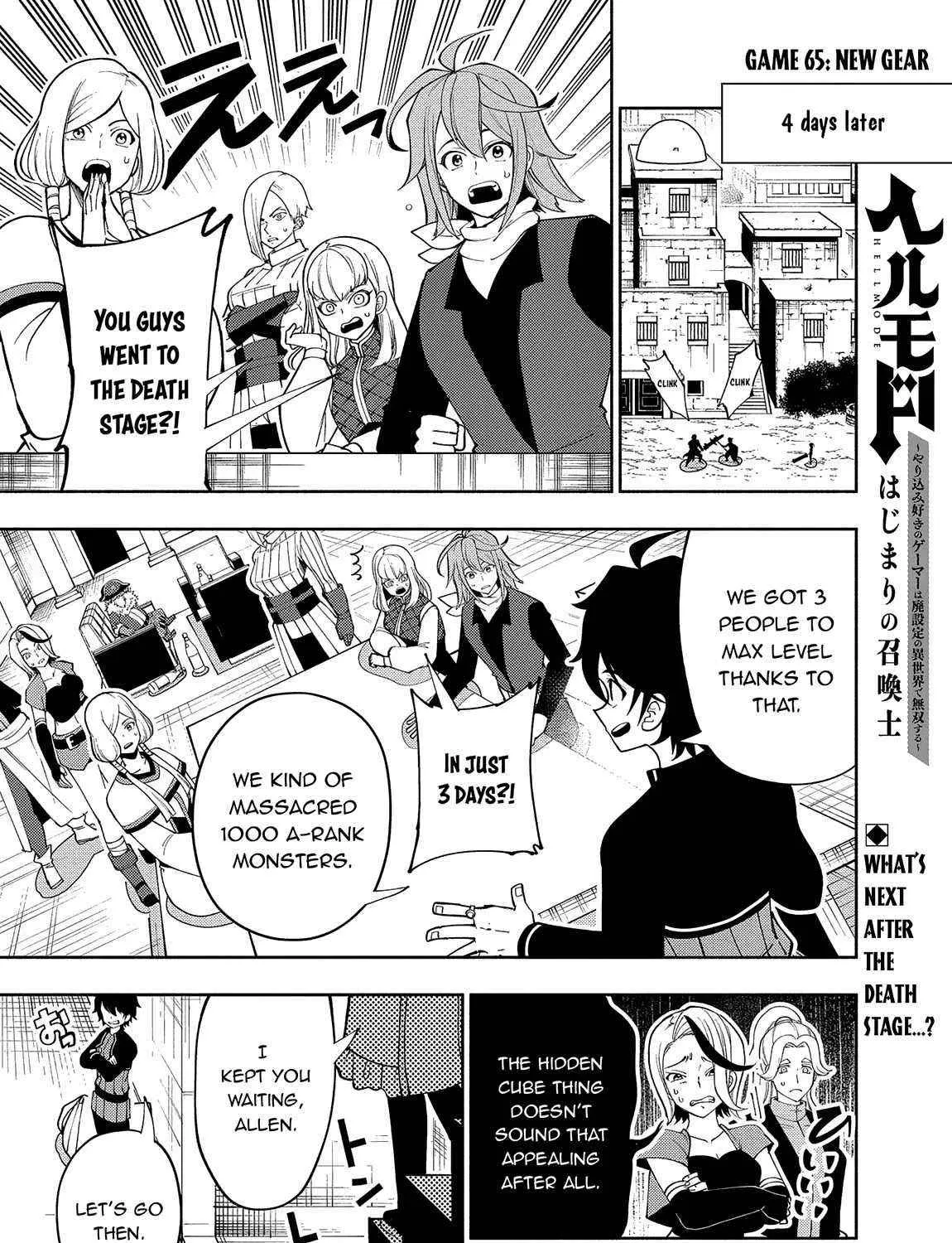 Hell Mode – Yarikomi Suki no Gamer wa Haisettei no Isekai de Musou Suru Chapter 65 page 3 - 