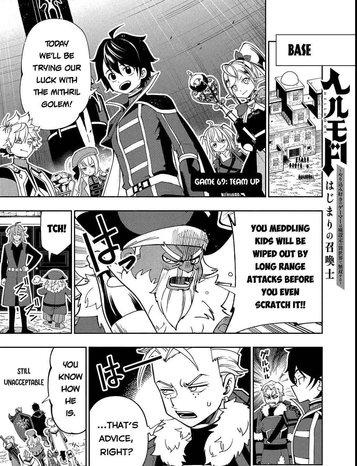Hell Mode – Yarikomi Suki no Gamer wa Haisettei no Isekai de Musou Suru Chapter 69 page 3 - 