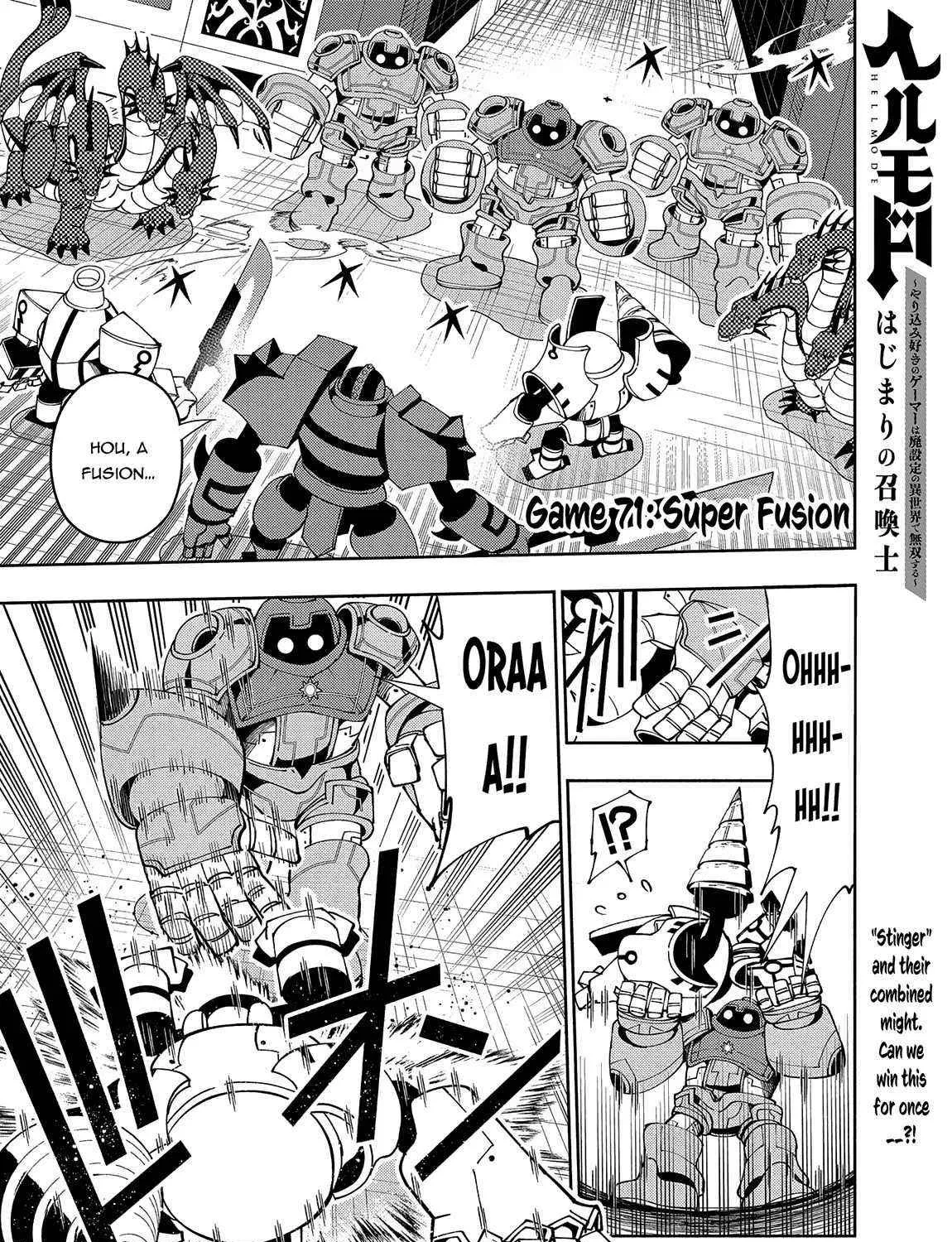 Hell Mode – Yarikomi Suki no Gamer wa Haisettei no Isekai de Musou Suru Chapter 71 page 3 - 