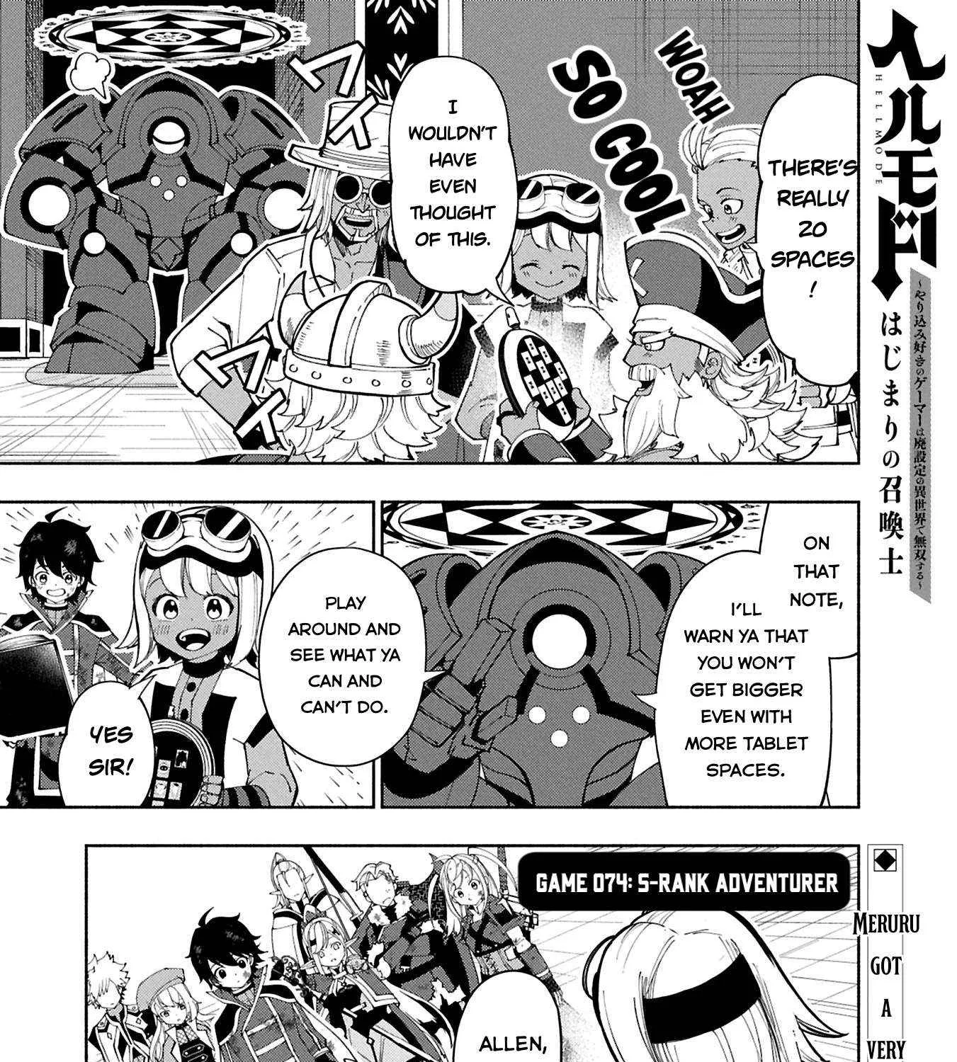 Hell Mode – Yarikomi Suki no Gamer wa Haisettei no Isekai de Musou Suru Chapter 74.1 page 2 - 