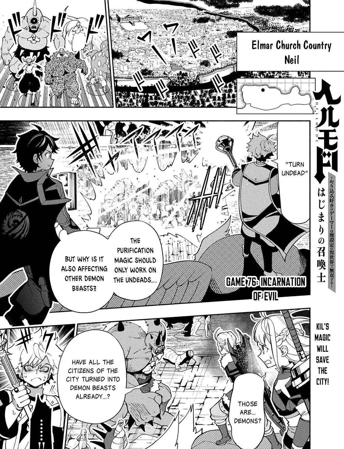 Hell Mode – Yarikomi Suki no Gamer wa Haisettei no Isekai de Musou Suru Chapter 76.1 page 2 - 