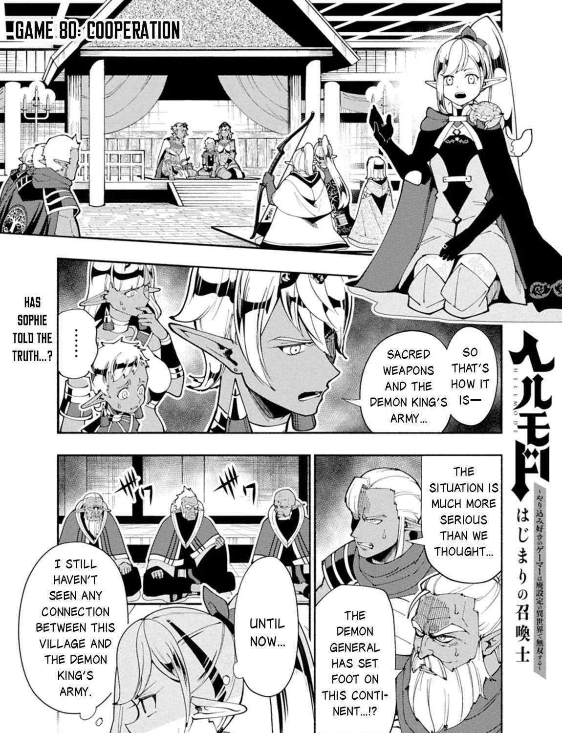 Hell Mode – Yarikomi Suki no Gamer wa Haisettei no Isekai de Musou Suru Chapter 80.1 page 2 - 
