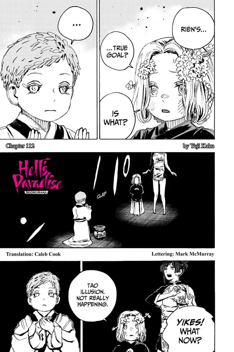 Hell's Paradise: Jigokuraku Chapter 112 page 1 - 