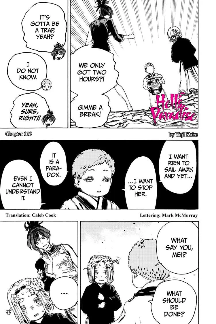 Hell's Paradise: Jigokuraku Chapter 113 page 1 - 