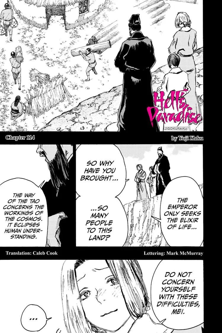 Hell's Paradise: Jigokuraku Chapter 114 page 1 - 