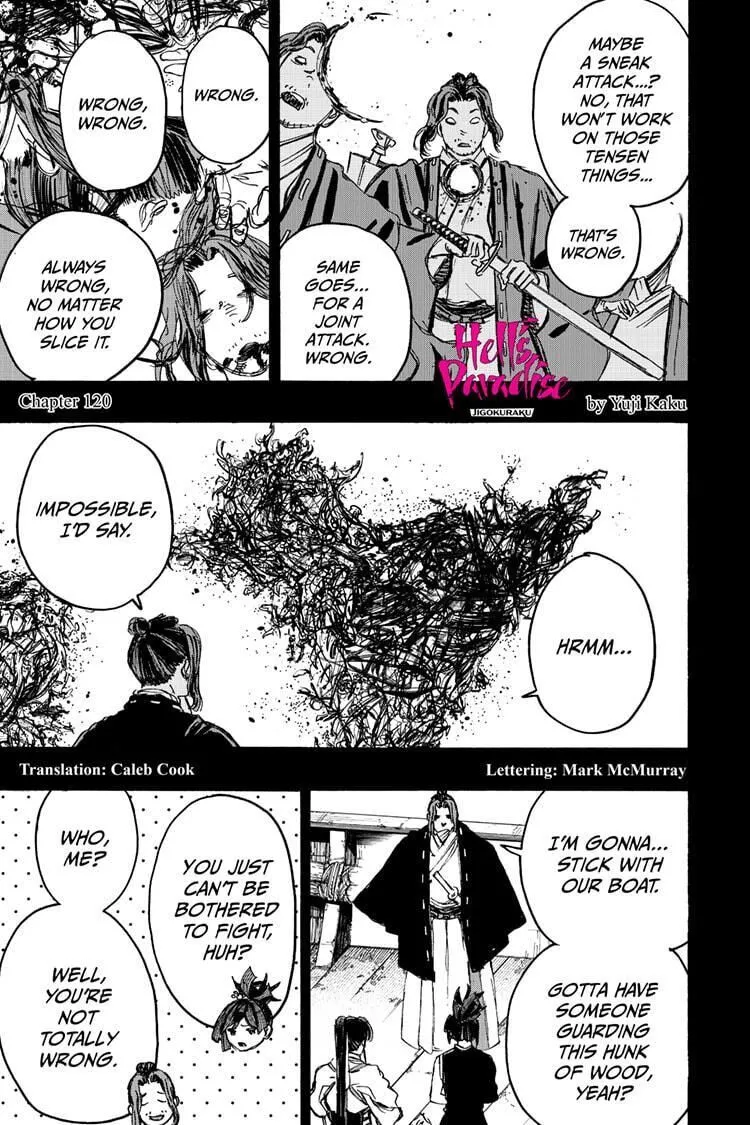 Hell's Paradise: Jigokuraku Chapter 120 page 1 - 