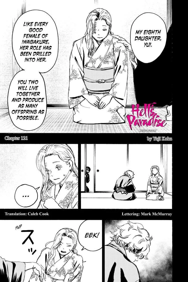 Hell's Paradise: Jigokuraku Chapter 121 page 1 - 