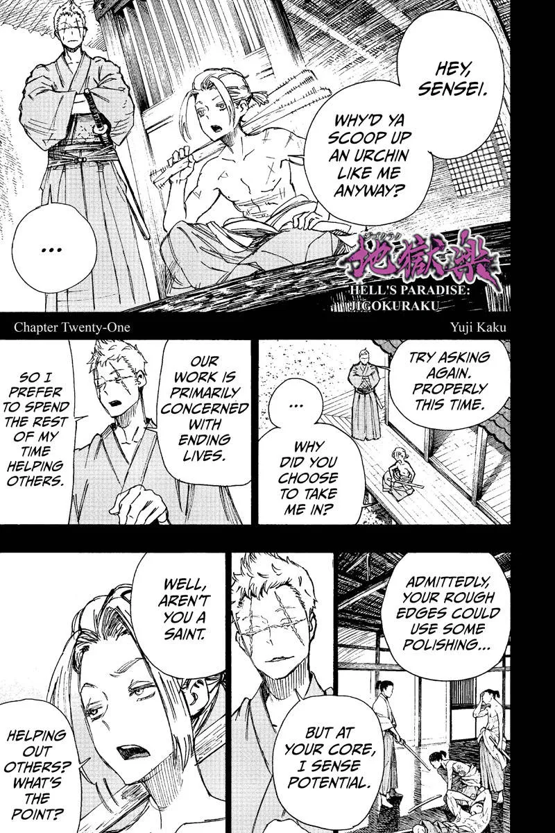 Hell's Paradise: Jigokuraku Chapter 21 page 1 - 