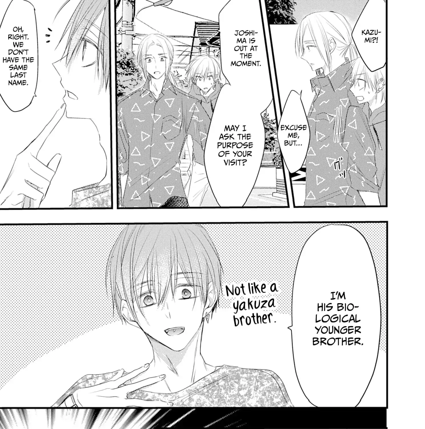 High School boy and Yakuza/Official Chapter 13 page 9 - 