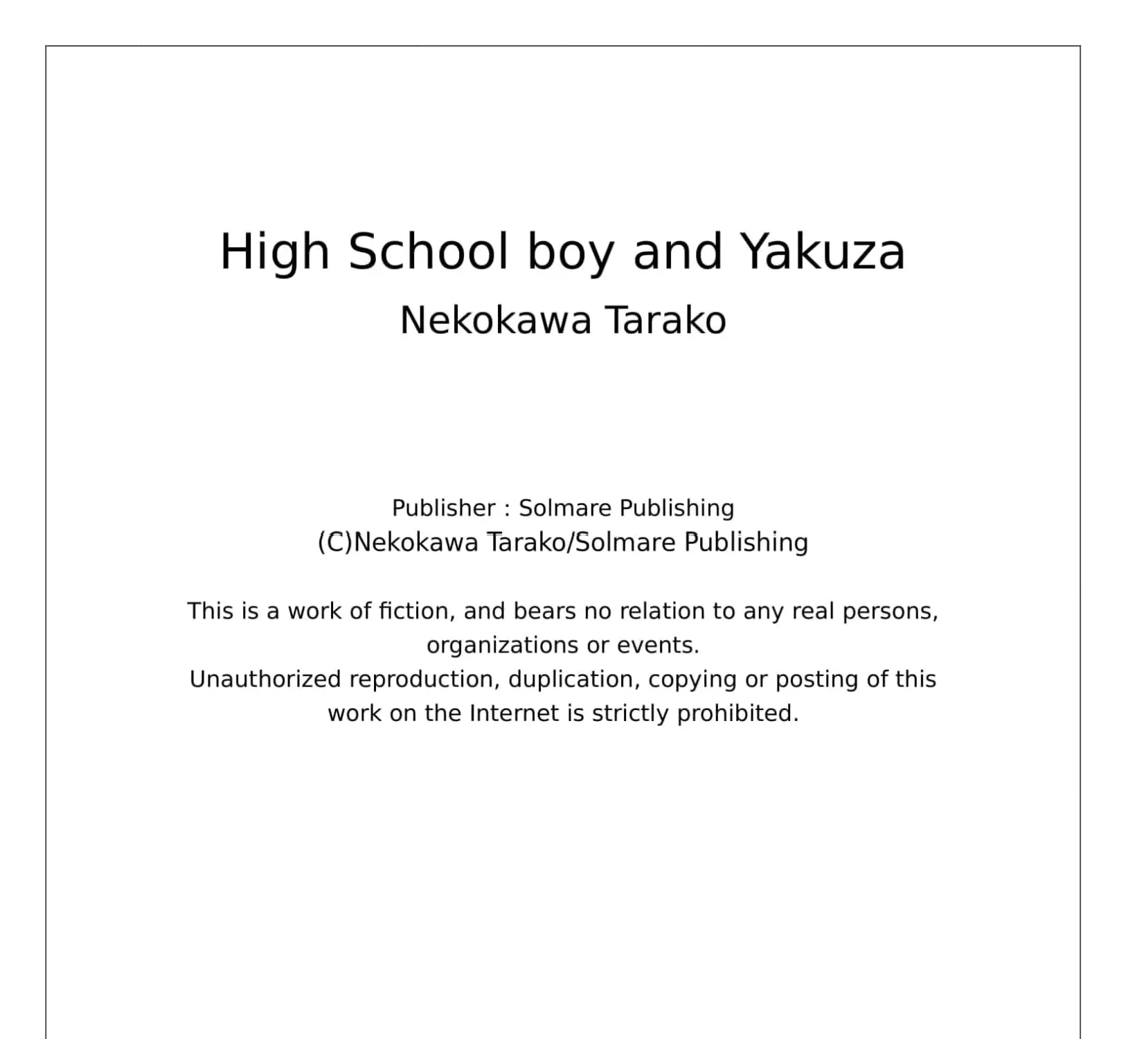 High School boy and Yakuza/Official Chapter 14 page 54 - 