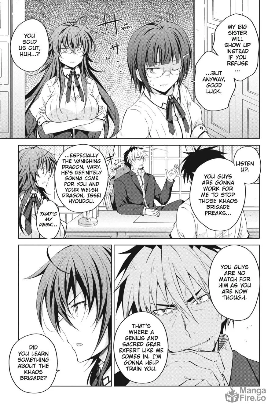 High School DxD Chapter 50 page 3 - 