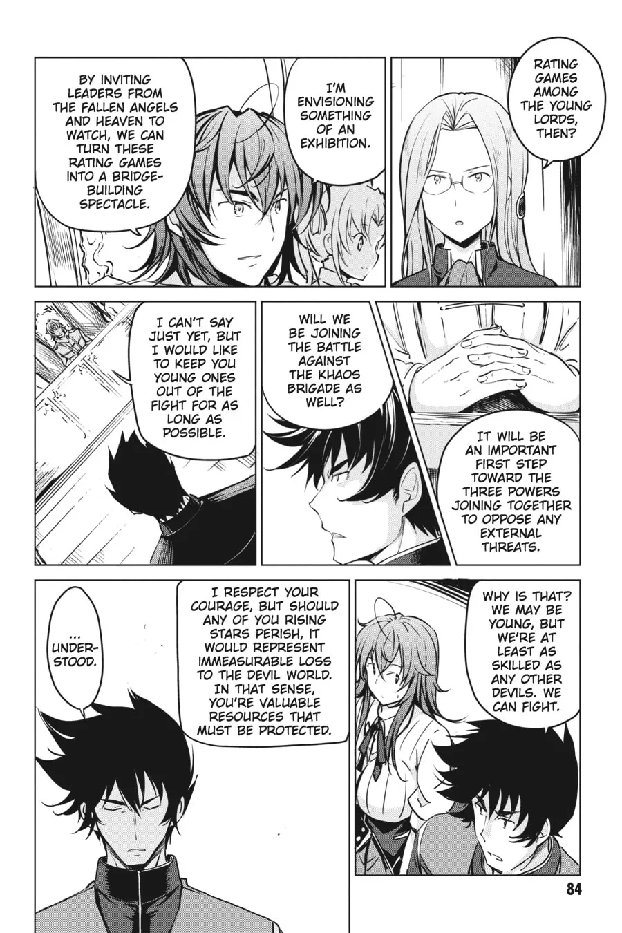 High School DxD Chapter 54 page 14 - 
