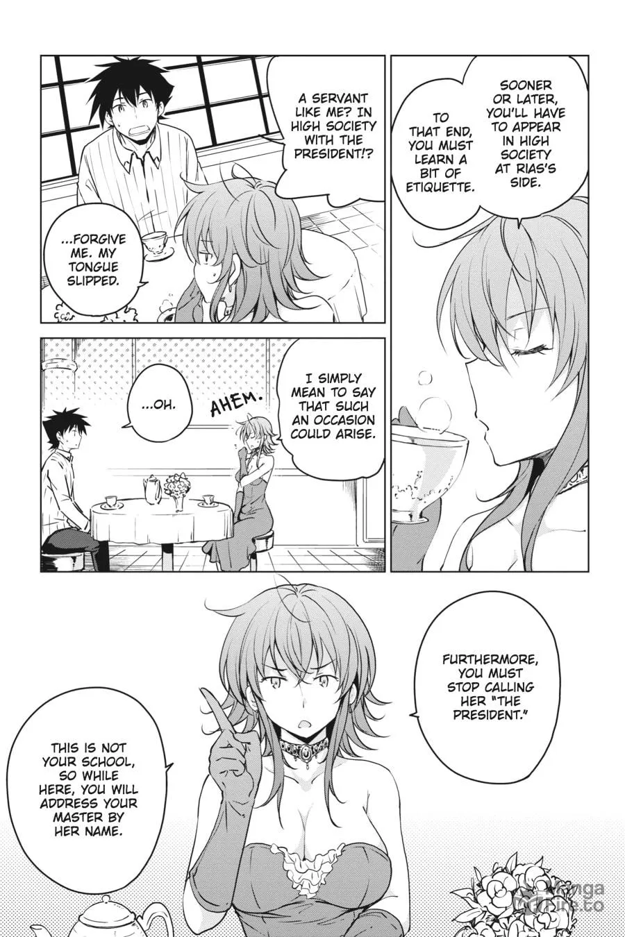 High School DxD Chapter 58 page 3 - 
